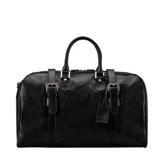 Maxwell Scott  FleroM - Leder Handgepäck Reisetasche 