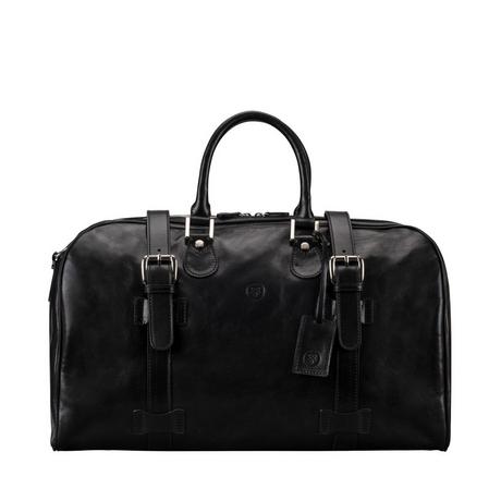 Maxwell Scott  FleroM - Leder Handgepäck Reisetasche 