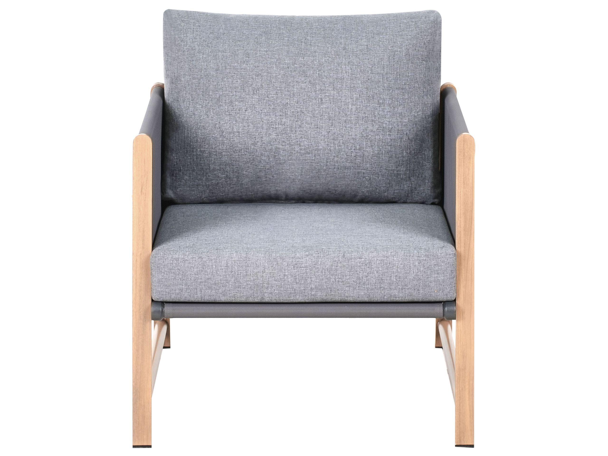 Beliani Ensemble de salon avec table en Aluminium Moderne NOLA  