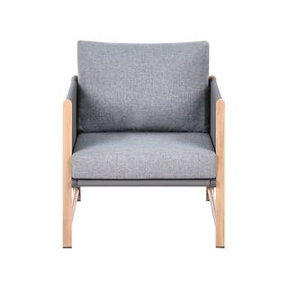 Beliani Ensemble de salon avec table en Aluminium Moderne NOLA  