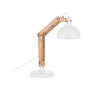 Lampe de bureau en Bois d'hévéa Scandinave SALADO