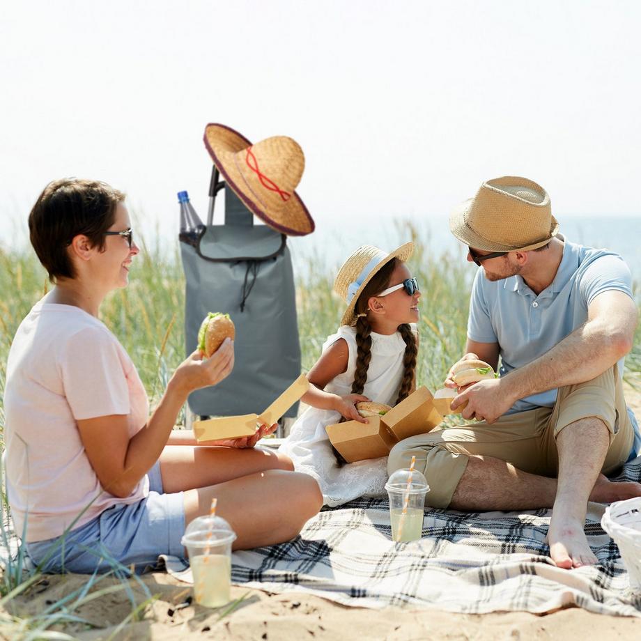 B2X Zusammenklappbarer Einkaufswagen  