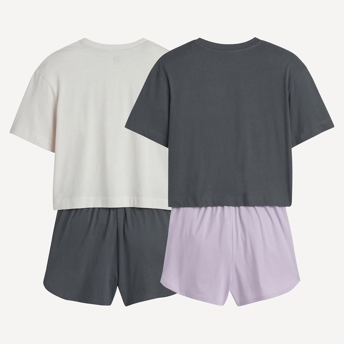 La Redoute Collections  2er-Pack Kurzpyjamas 