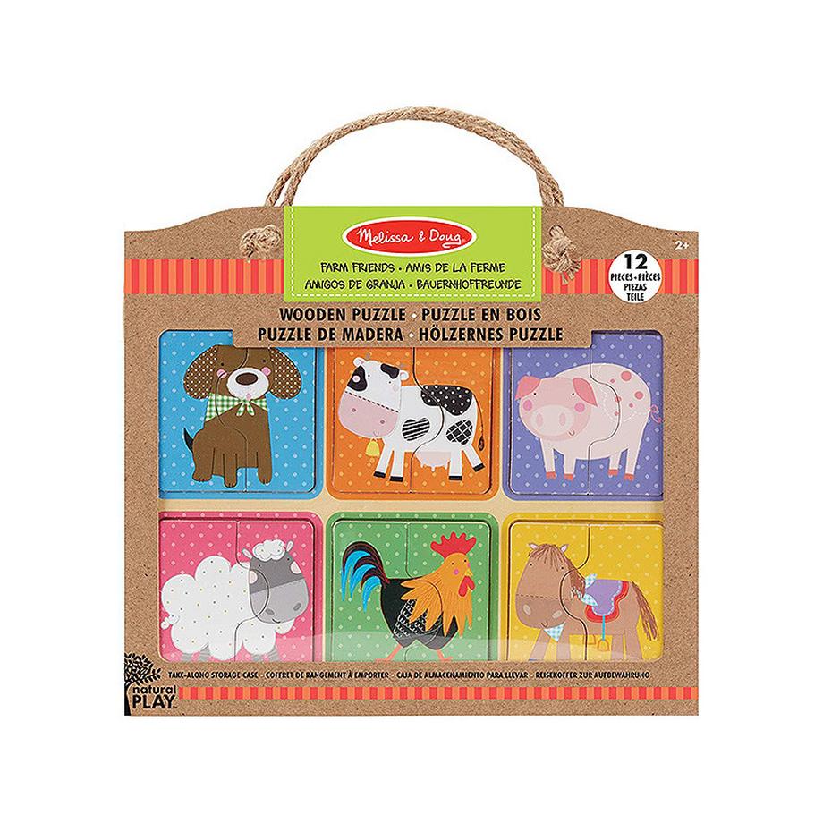Melissa & Doug  Puzzle Bauernhoffreunde (6x2) 