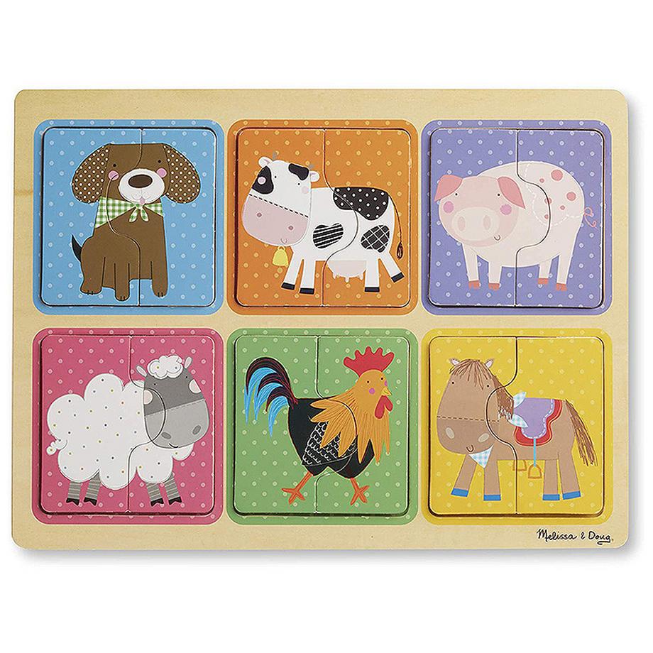 Puzzle Bauernhoffreunde (6x2)