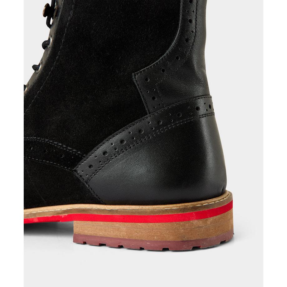 Joe Browns Lederstiefel mit Sohle und Schnürung  