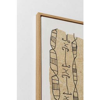 KARE Design Tableau encadré Native Spirals 50x150  