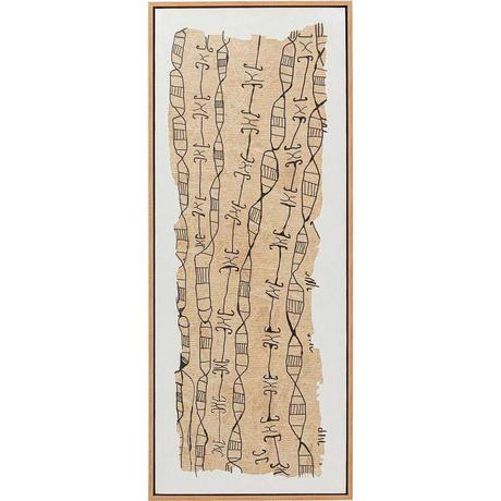 KARE Design Tableau encadré Native Spirals 50x150  