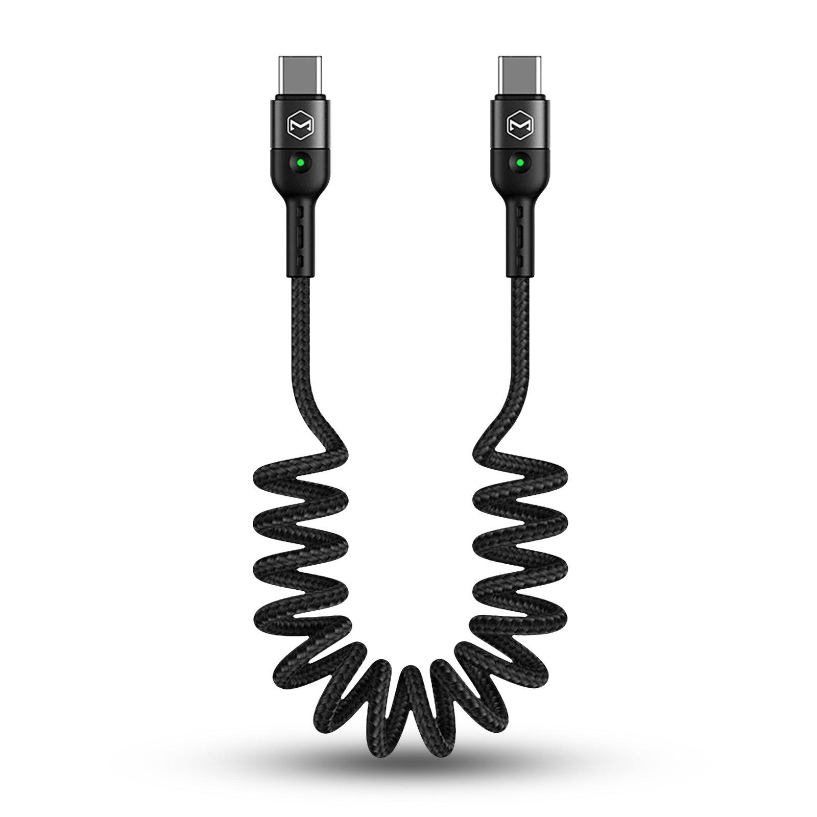 Avizar  Cavo USB / USB-C Spirale Macdodo nero 