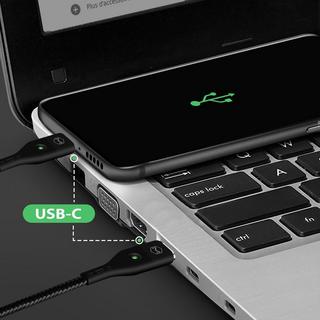 Avizar  Câble USB / USB-C Spiral Macdodo Noir 