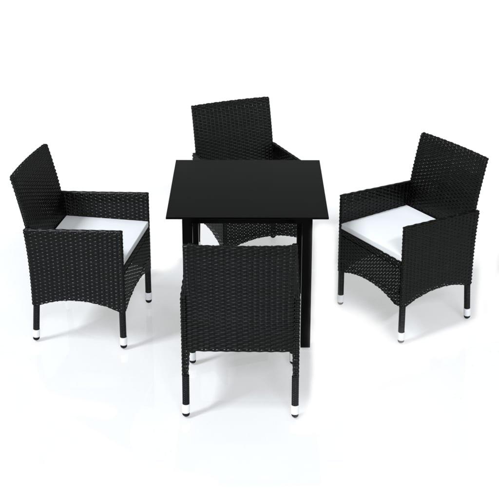 VidaXL Essgruppe poly-rattan  