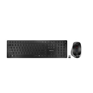 Cherry  DW 9500 SLIM Tastatur Maus enthalten RF Wireless + Bluetooth QWERTZ Schweiz Schwarz, Grau 