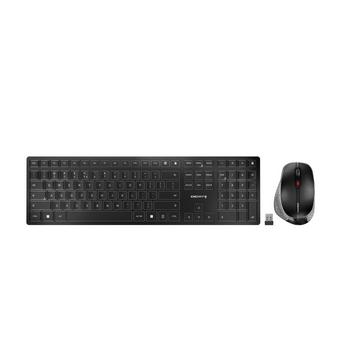 DW 9500 SLIM Tastatur Maus enthalten RF Wireless + Bluetooth QWERTZ Schweiz Schwarz, Grau