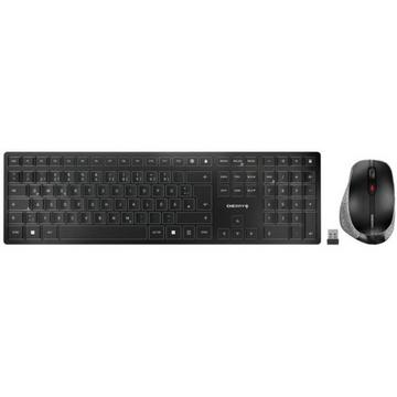 DW 9500 SLIM tastiera Mouse incluso RF senza fili + Bluetooth QWERTZ Svizzere Nero, Grigio