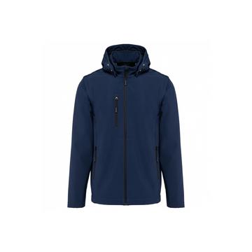 3-lagige kapuzenjacke mit abnehmbaren ärmeln ofthell