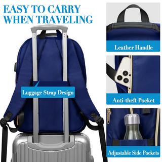 Only-bags.store Schulrucksack Teenager mit USB-Ladeanschluss, Laptop-Rucksack Stylish Daypack Wasserdicht für die Schule  