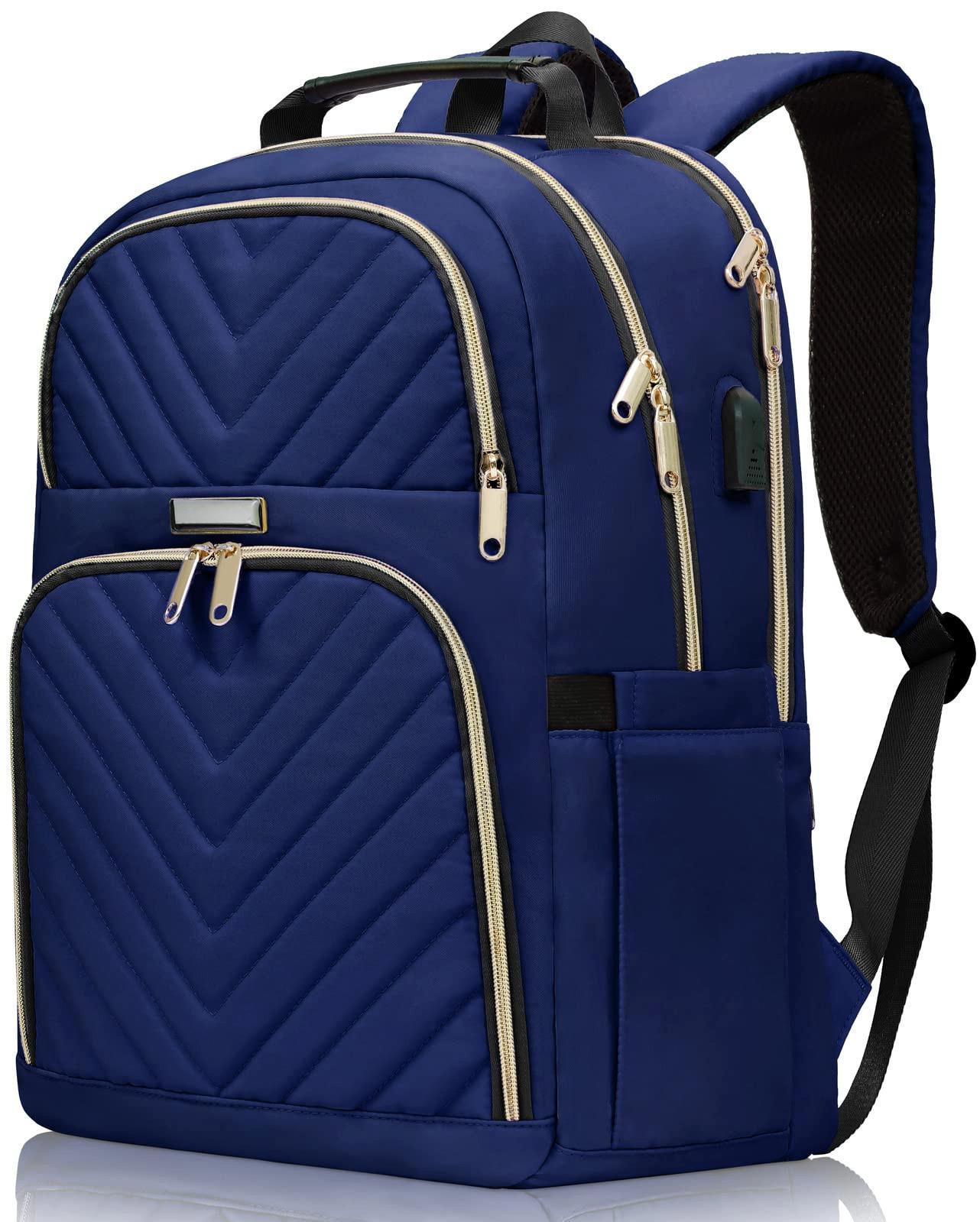 Only-bags.store Schulrucksack Teenager mit USB-Ladeanschluss, Laptop-Rucksack Stylish Daypack Wasserdicht für die Schule  