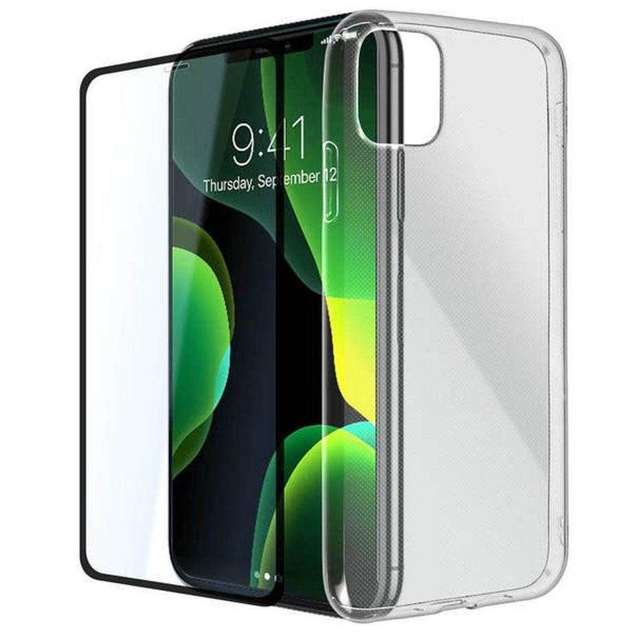 Avizar  Pack Coque + Film iPhone 11 Noir 