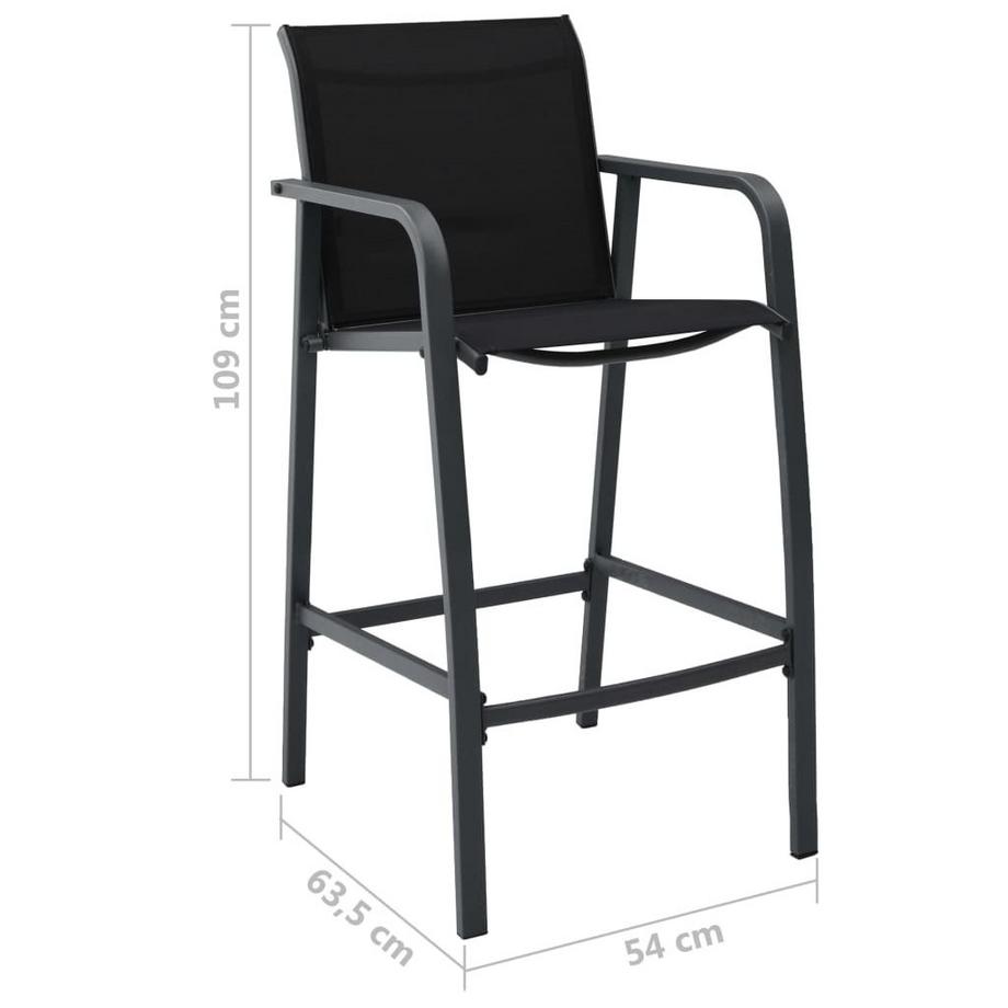VidaXL angolo bar Vetro  
