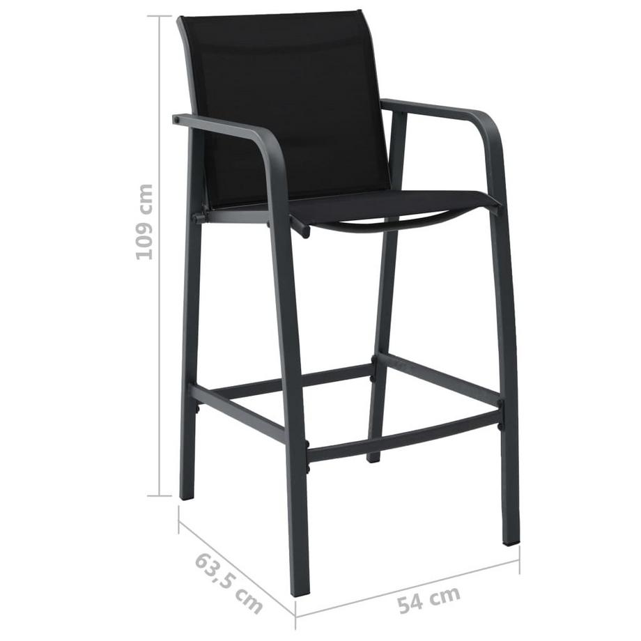 VidaXL angolo bar Vetro  