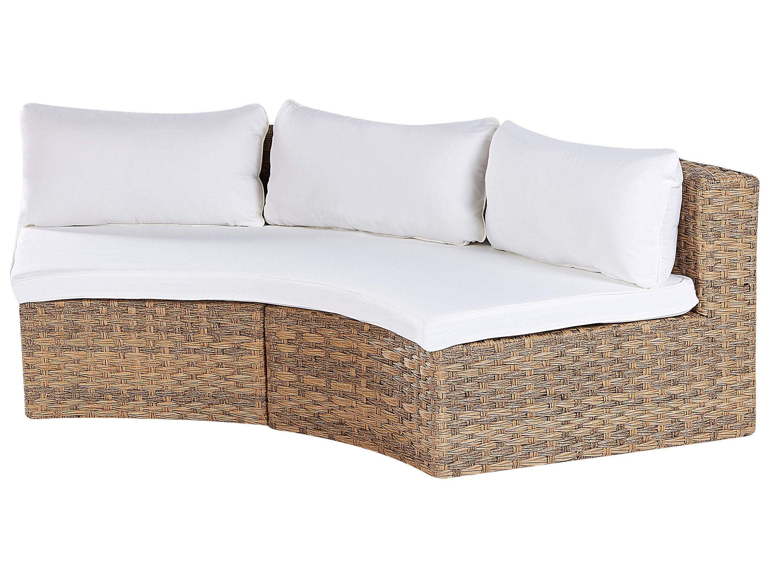 Beliani Set lounge pour jardin en Polyrotin Rétro SEVERO  