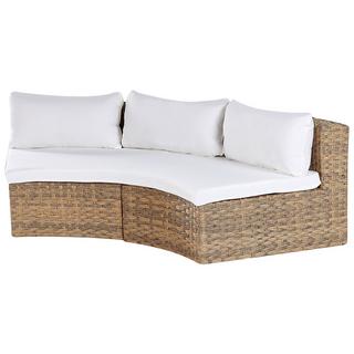 Beliani Set lounge pour jardin en Polyrotin Rétro SEVERO  