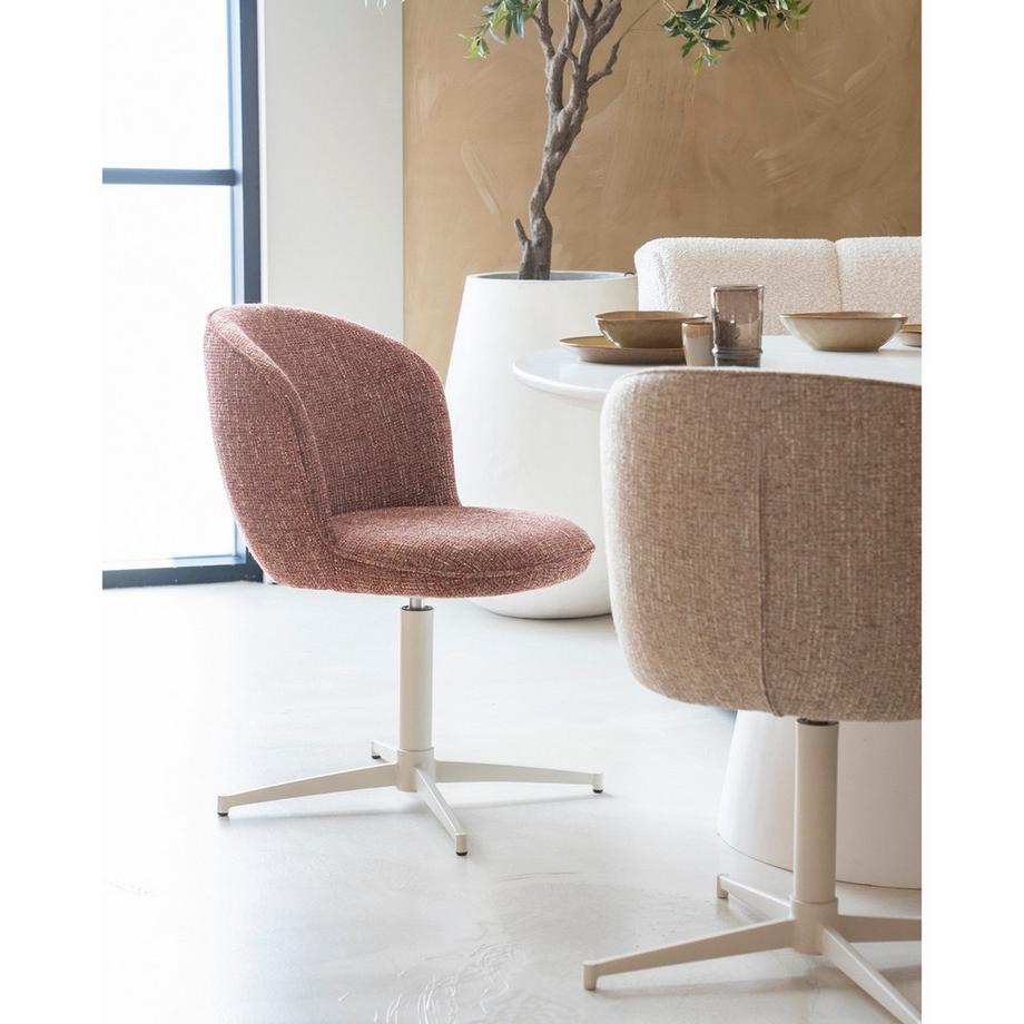 mutoni Chaise de salle à manger Molly Donna rouge  