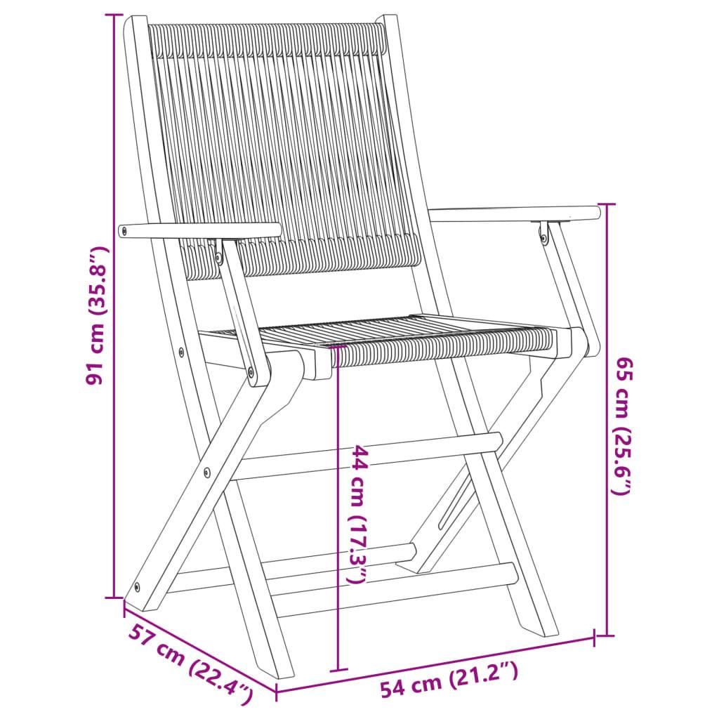 VidaXL Chaise de jardin bois  