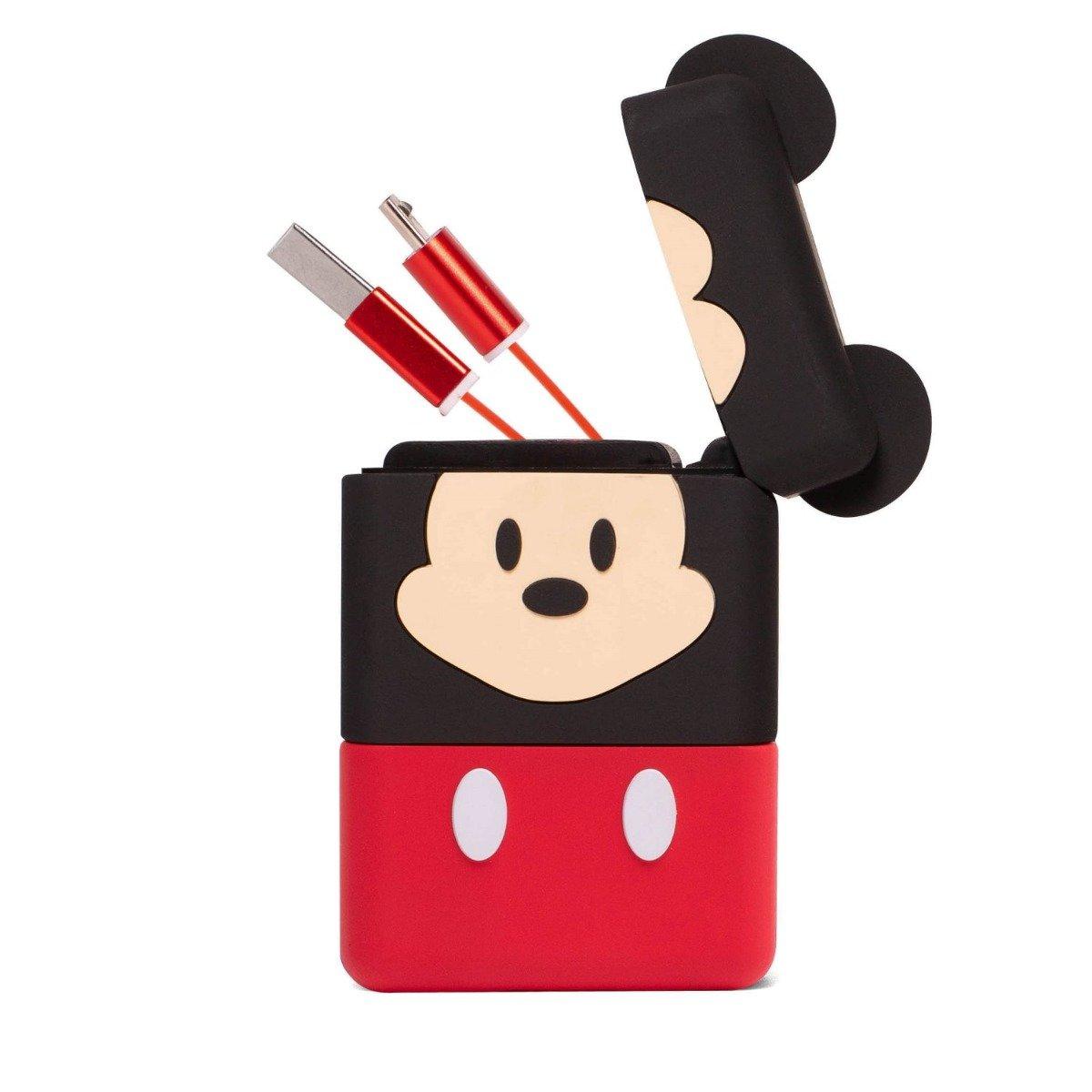 PowerSquad  Mickey Mouse Flip Retractable Cable 