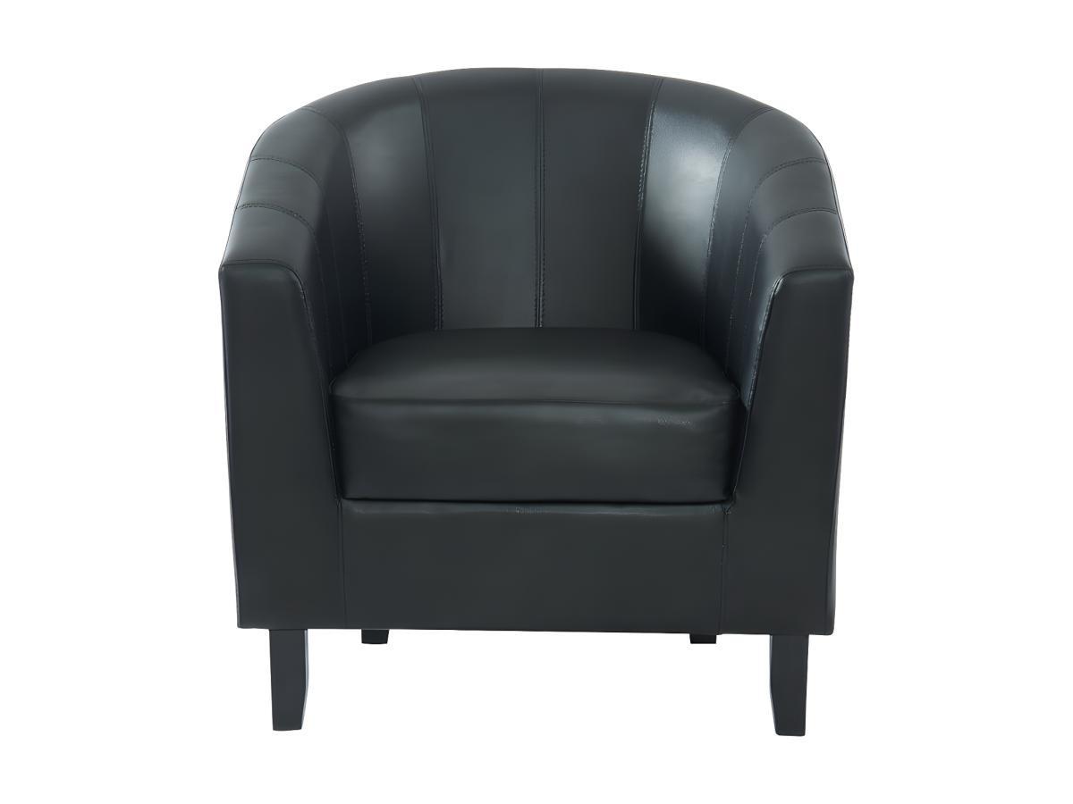 Vente-unique Fauteuil cabriolet en simili CRISTOBAL II  