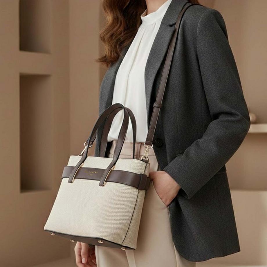 Gallantry Strukturierter Stoff Shopper  