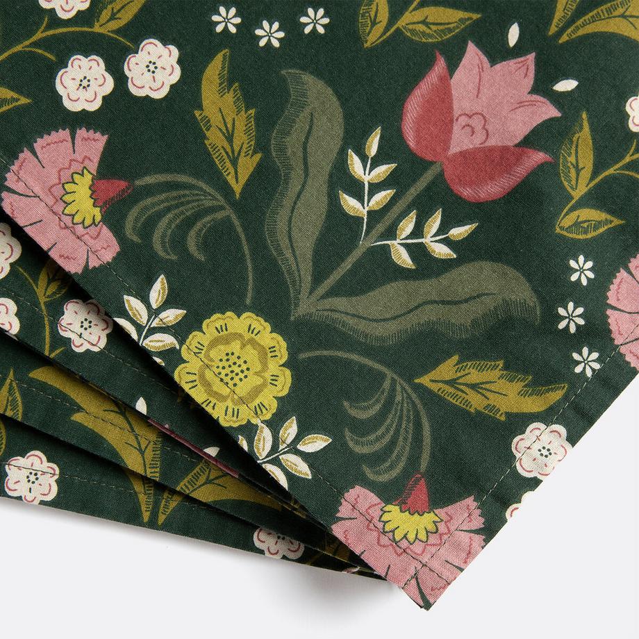 La Redoute Intérieurs 4er-Set Servietten aus gewaschener Baumwolle  