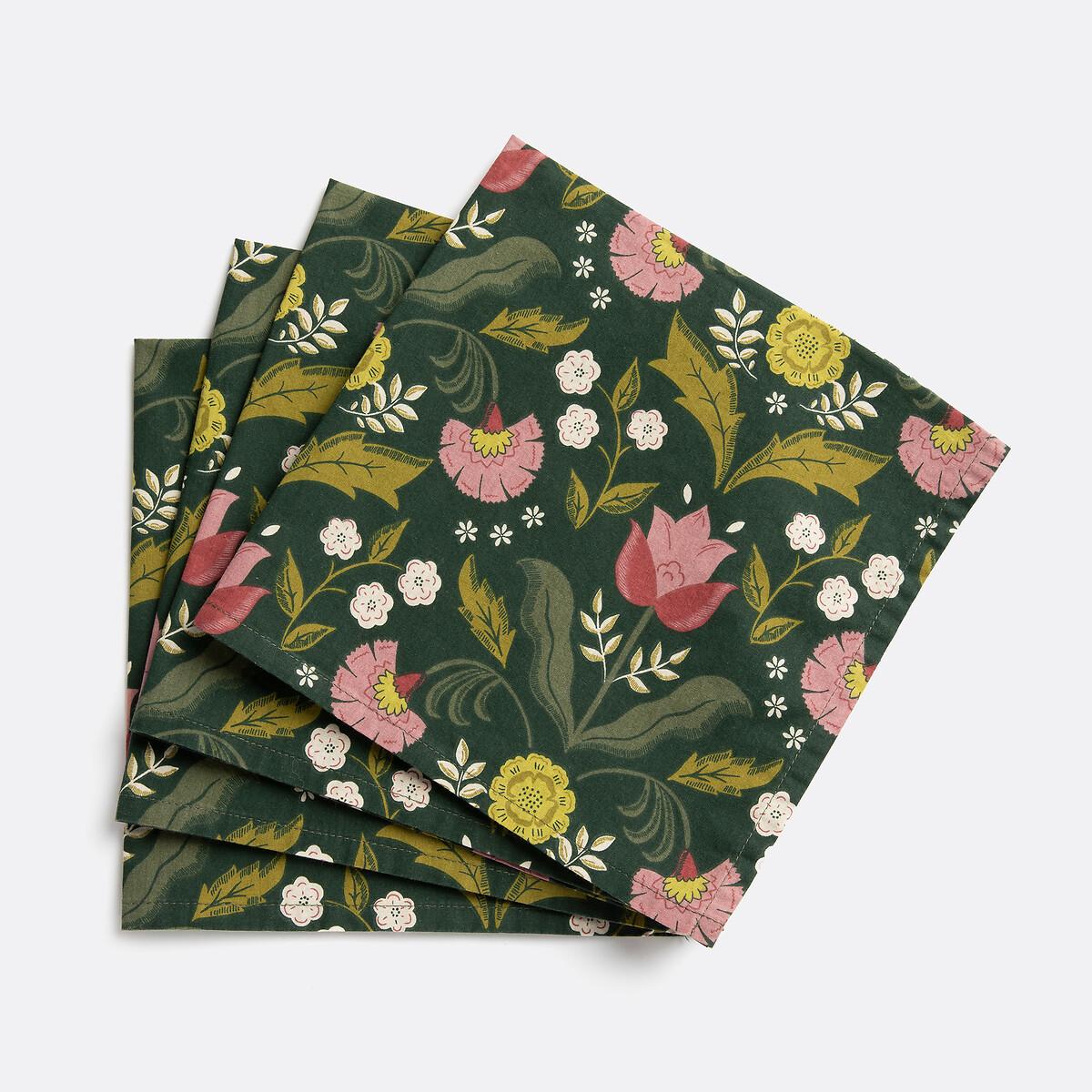 La Redoute Intérieurs 4er-Set Servietten aus gewaschener Baumwolle  