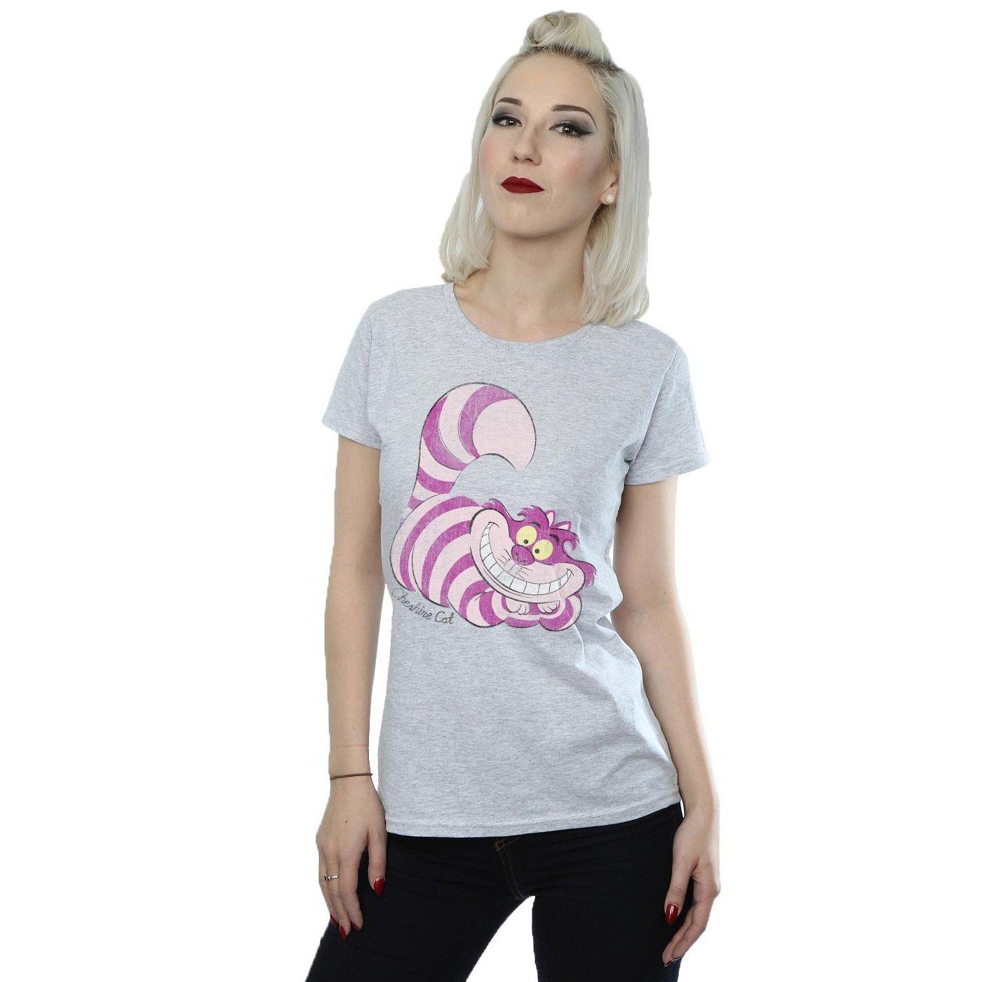 Alice in Wonderland Cheshire Cat T-Shirt Maniche Corte  