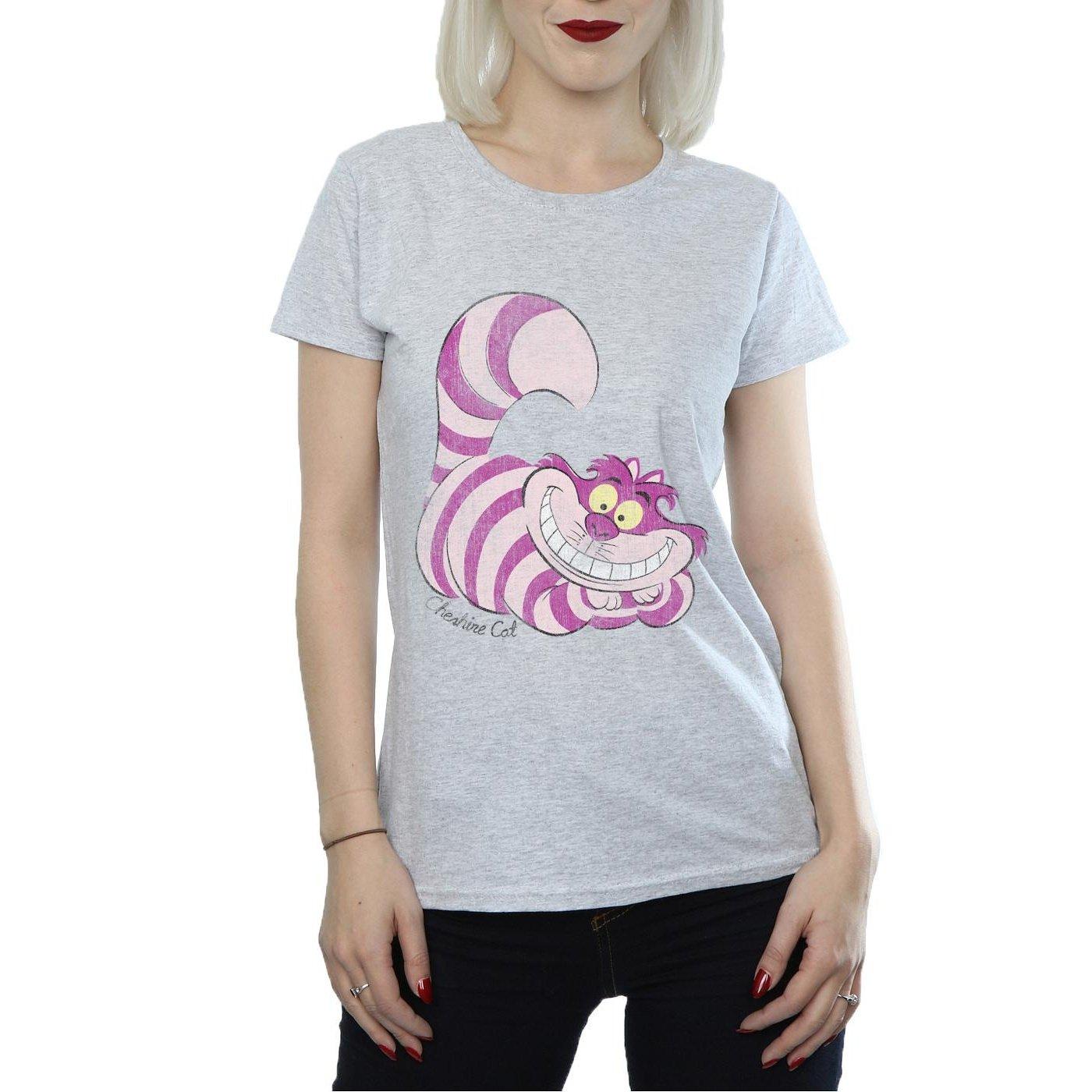 Alice in Wonderland Cheshire Cat T-Shirt Maniche Corte  