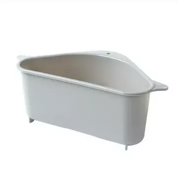 Regal mit Abflusslöchern für Waschbecken – Grau