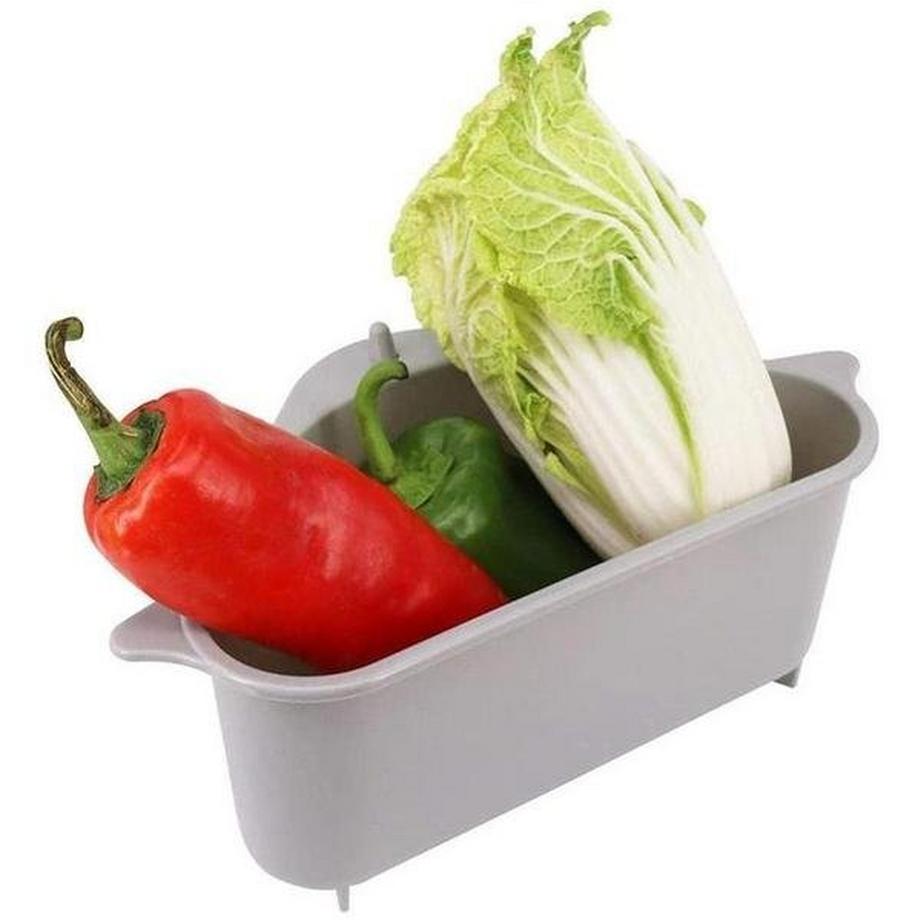 Northio Mensola con Fori di Scarico per Lavello - Grigio  