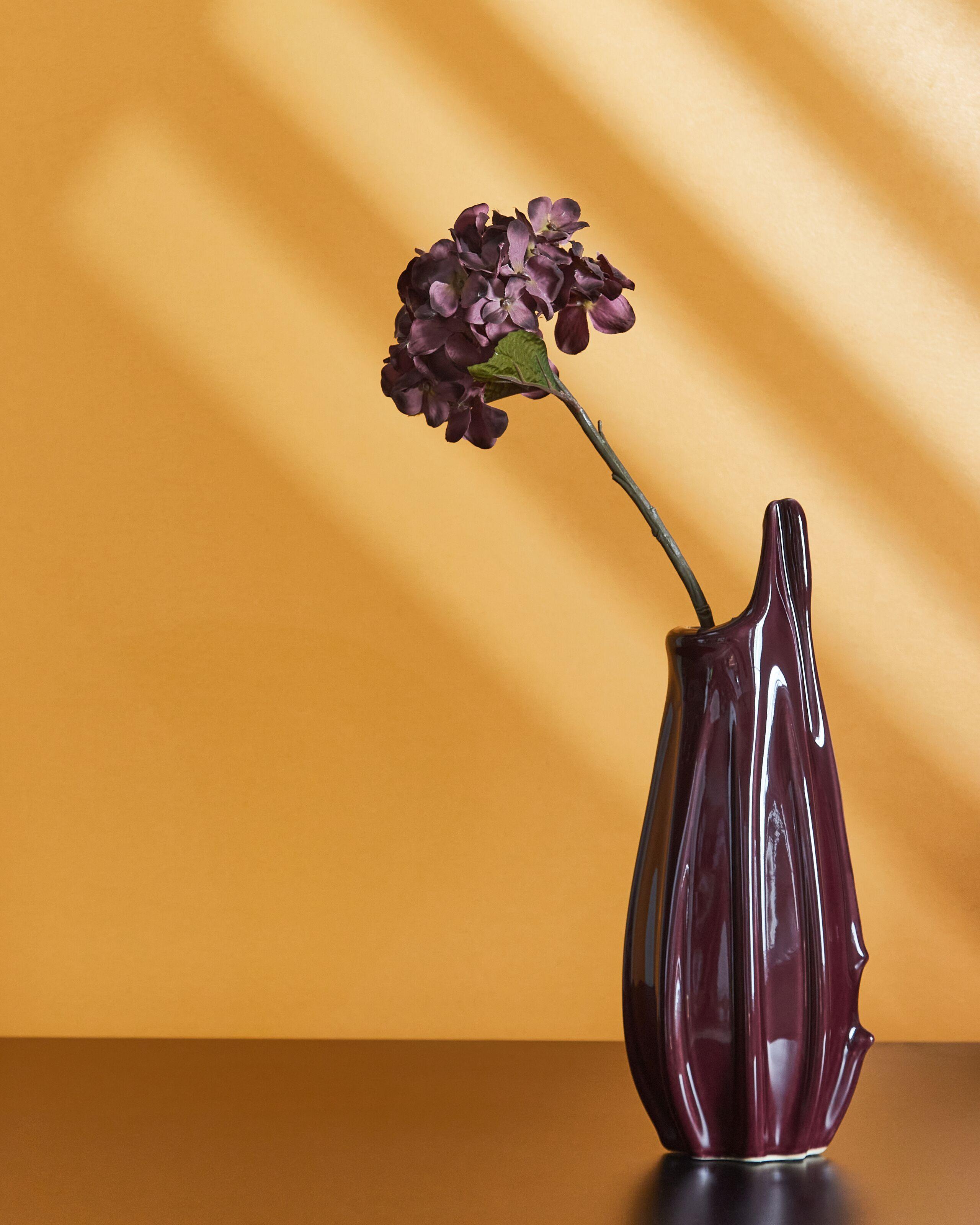 Beliani Blumenvase aus Steinzeug Modern SHADS  