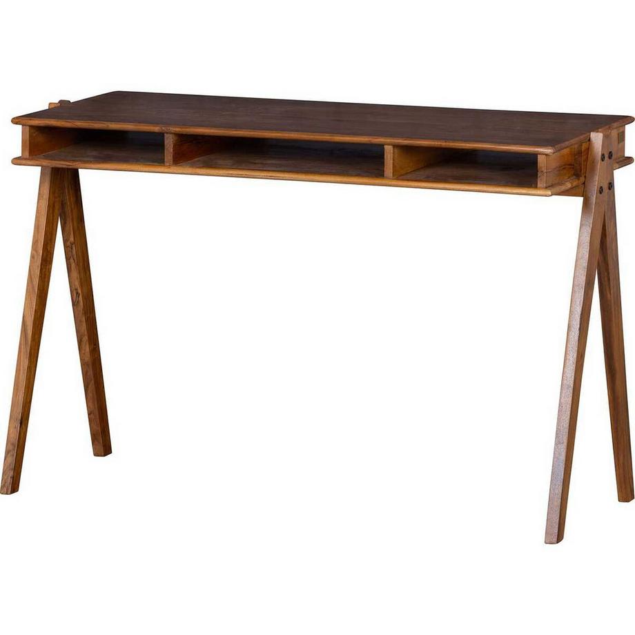 mutoni Bureau Compartment bois brun  