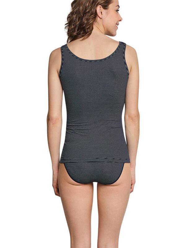 Schiesser Modal Essential Canotta a Righe Doppio Pacco  