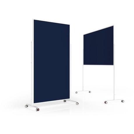 magnetoplan  MAGNETOPLAN Design-Moderatorentafel VP 1181114 Filz, dunkelblau 1000x1800mm 