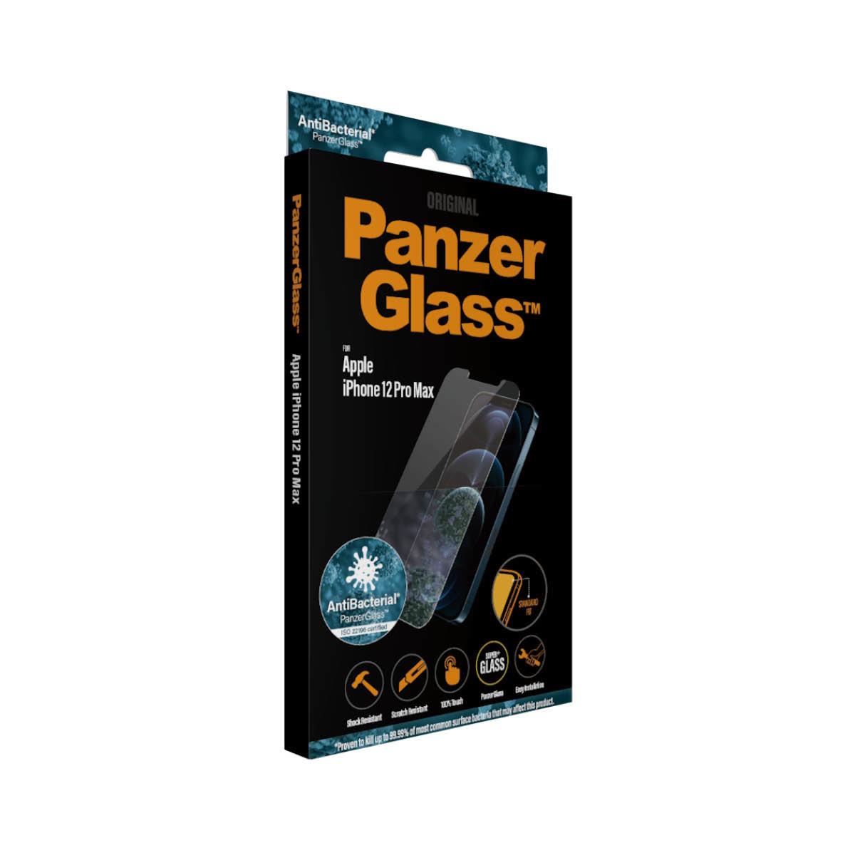 PanzerGlass  ® Displayschutzglas Apple iPhone 12 Pro Max | Standard Fit 