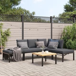 VidaXL set divano da giardino Alluminio  