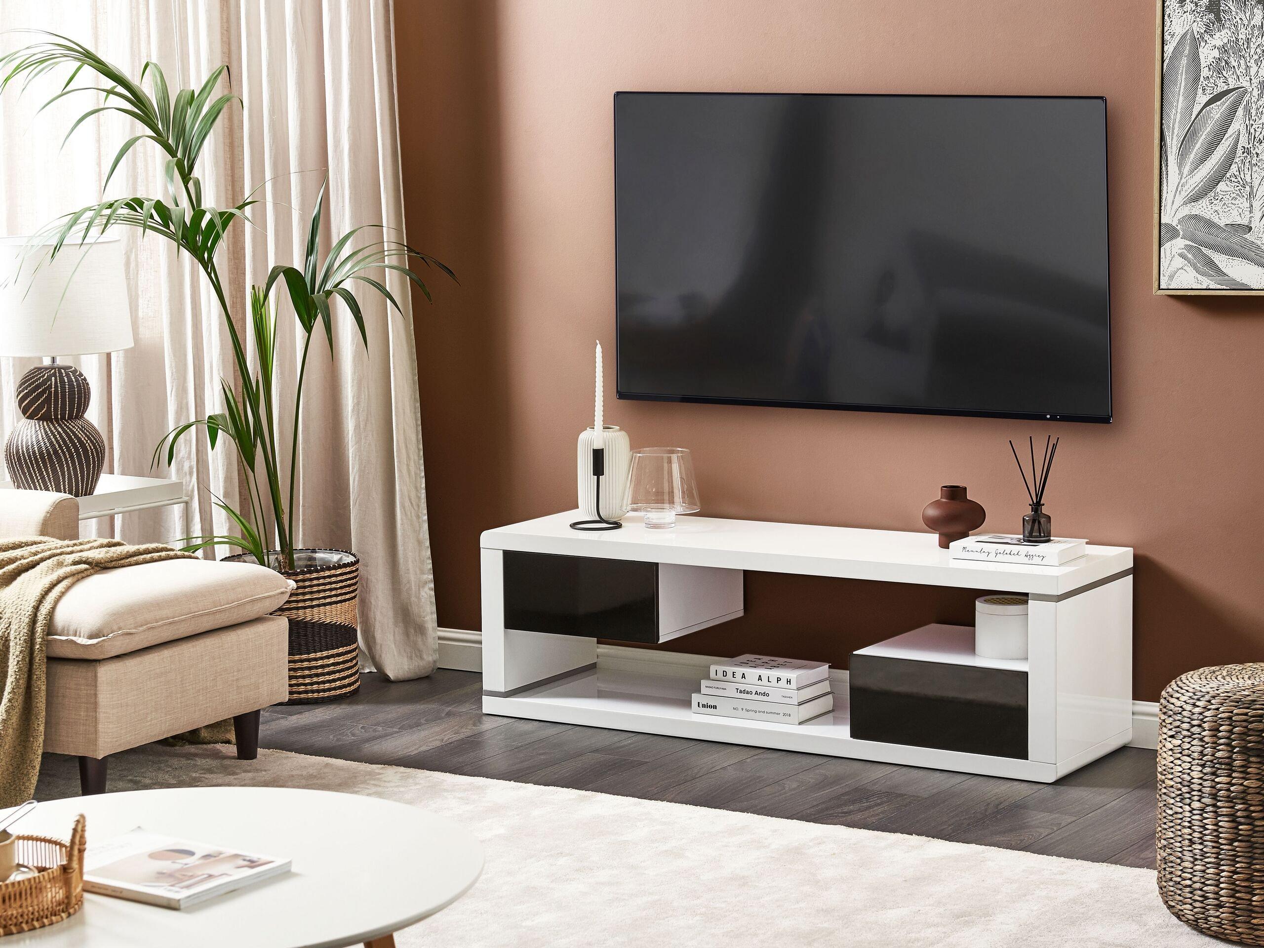 Beliani TV-Möbel aus MDF-Platte Modern SPOKAN  