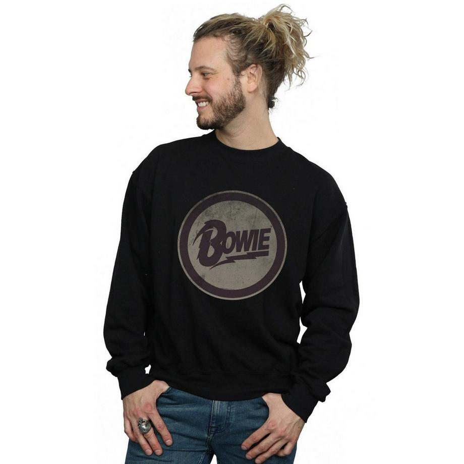 David Bowie Logo Sweatshirt Col Rond  