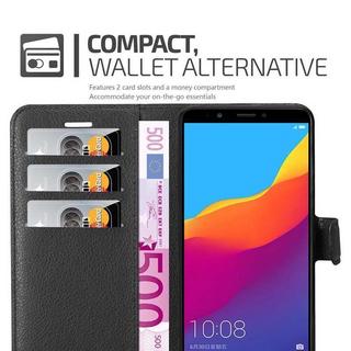 Cadorabo  Housse compatible avec Honor 7C / Huawei Y7 2018 - Coque de protection avec fermeture magnétique, fonction de support et compartiment pour carte 