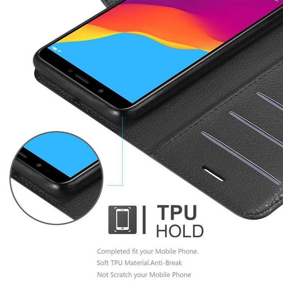 Cadorabo  Hülle für Honor 7C  Huawei Y7 2018 Standfunktion, Kartenfach 