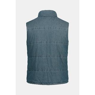 JP1880  Gilet con effetto jeans, fodera calda e collo alto, fino alla tg. 8XL 