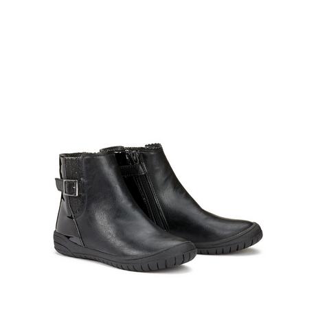 La Redoute Collections  Bottines zippées élastique pailleté 