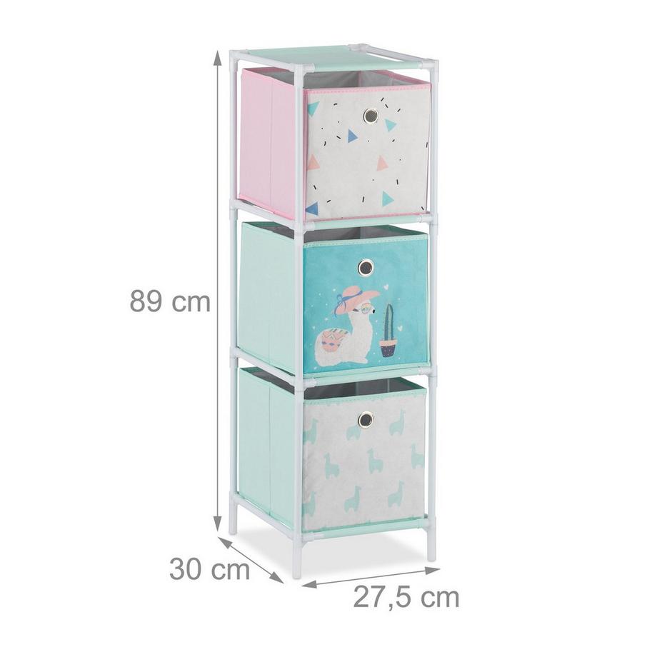 B2X Scaffale per bambini Lama con cassetti  